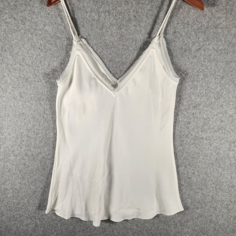 NWT Frame Satin Off-White Camisole Women's Size XS - Picture 5 of 12